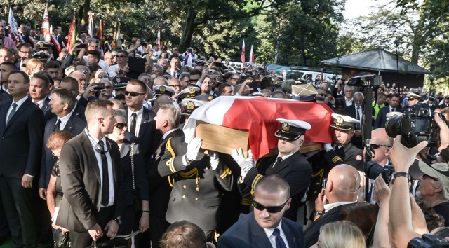 Pogrzeb Inki i Zagończyka na Cmentarzu Garnizonowym w Gdańsku