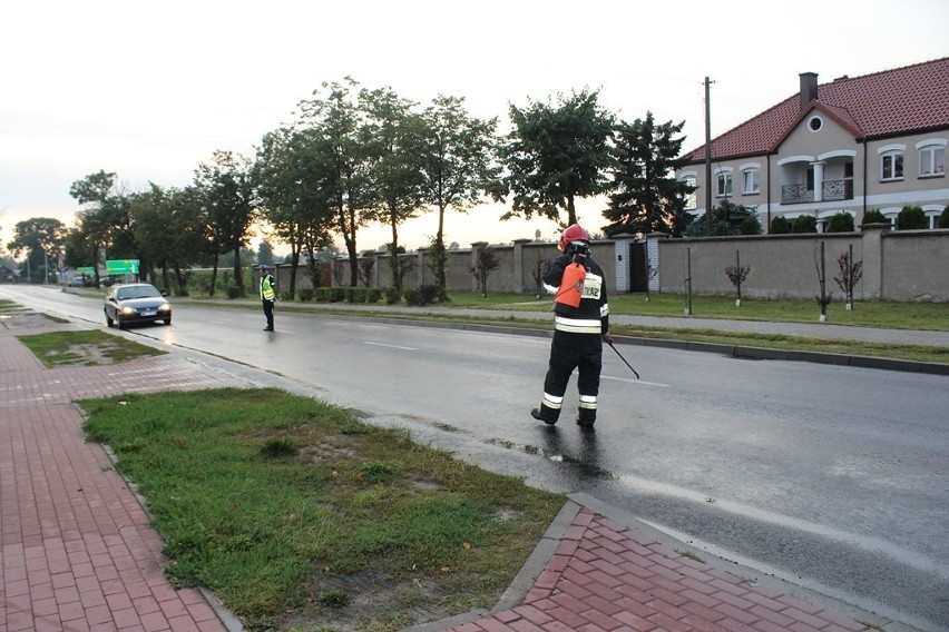 Wyciek substancji ropopochodnej w Przasnyszu