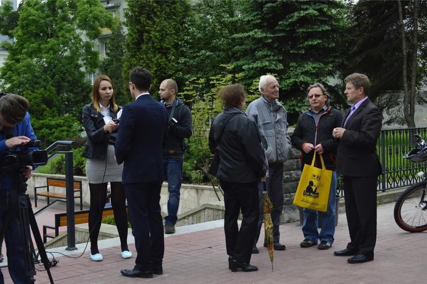 Protest przeciwko likwidacji Teatru Dzieci Zagłębia