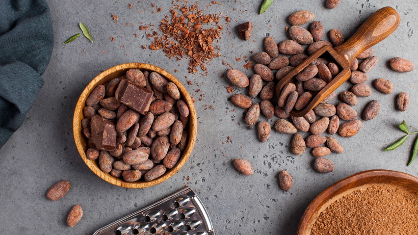 Nasiona kakao to jeden z najzdrowszych składników deserów....