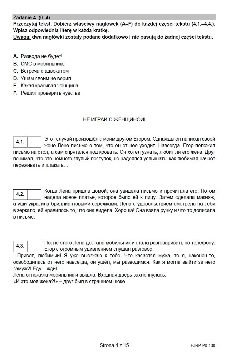 Matura 2022: Język rosyjski poziom podstawowy. Jak wyglądał egzamin maturalny z rosyjskiego 6.05.2022? Zobacz arkusz z matury 2022