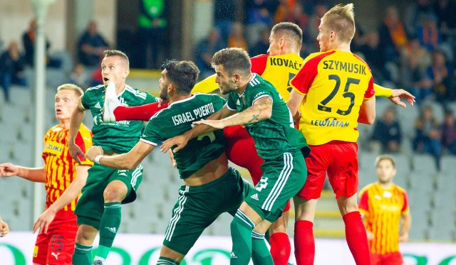W meczu ze Śląskiem piłkarze Korony zagrali z ogromną determinacją.