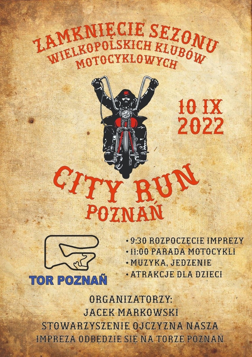 Zakończenie Sezonu Motocyklowego 2022 - PROGRAM