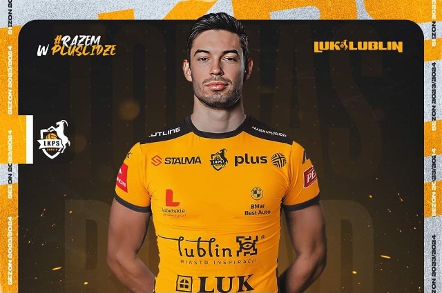 (Przyjmujący Tobias Brand od sezonu 2023/24 będzie reprezentował barwy LUK-u Lublin)