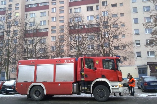 W akcji brały udział dwa zastępy strażaków.