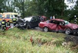 Pawłówko: Wypadek na drodze pomiędzy Kaliszem a Wrześnią - trzy osoby zostały ranne [ZDJĘCIA]