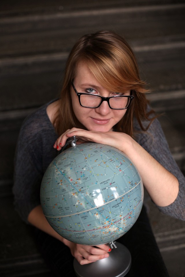 Katarzyna Budzik, uczennica V LO, kocha matematykę, fizykę i astronomię