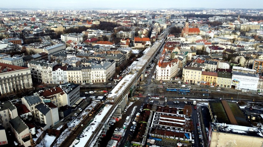 Trwa wielka budowa nowych estakad w centrum Krakowa