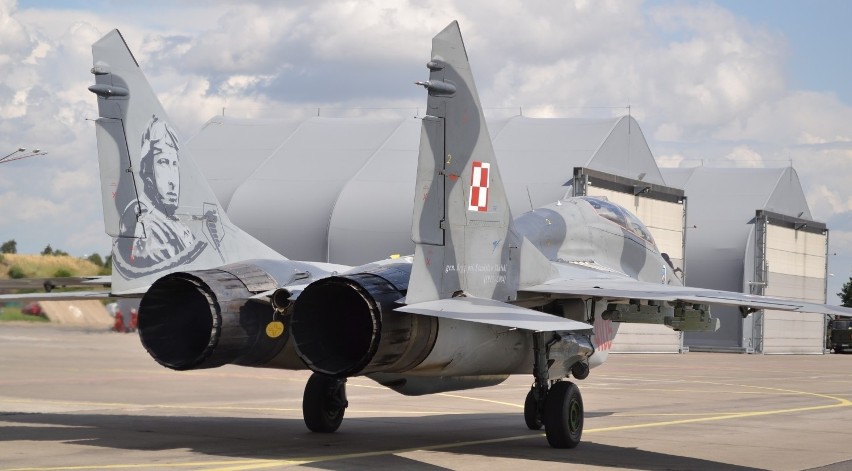 MiG 29 ze specjalnym malowaniem, czyli maszyna, której...