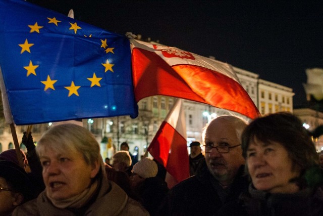 09.02.2020 krakowprotest kod panstwo prawa potrzebuje obywateli rynek glownynz fot. konrad kozlowski/polskapress