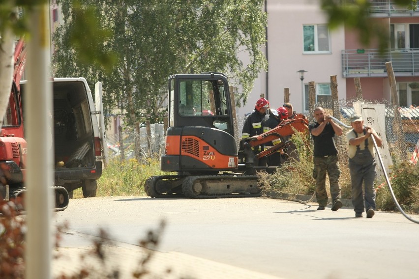 Przy ul. Arbuzowej na Stabłowicach ulatnia się gaz