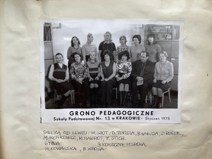 Grono pedagogiczne w 1975 r.
