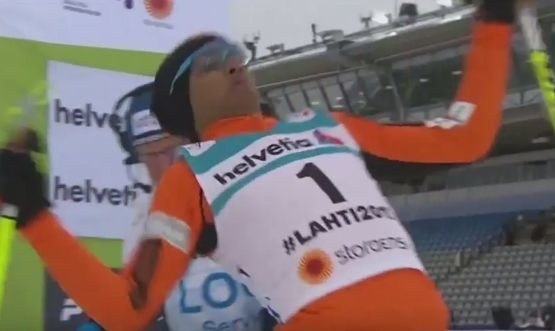 MŚ w Lahti 2017: Narciarz Adrian Solano bohaterem biegu kwalifikacyjnego. Zobacz wideo [VIDEO]