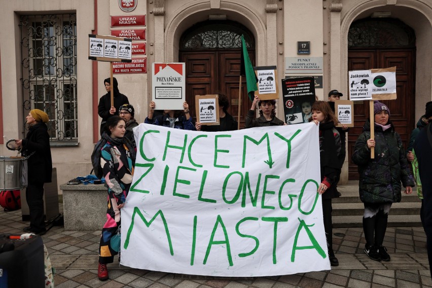 Protestujący wystosowali apel do władz Poznania: "Chcemy...