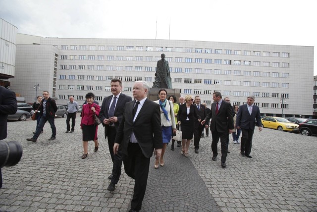 Jarosław Kaczyński w Katowicach