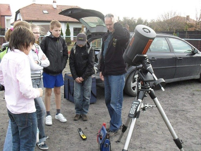 Fanów astronomii w regionie nie brakuje np. w gminie Dobrcz.