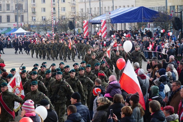 W ubiegłym roku Święto Niepodległości obchodziliśmy w Poznaniu na Placu Wolności, w tym - zaplanowano je w Centrum Szkolenia Wojsk Lądowych