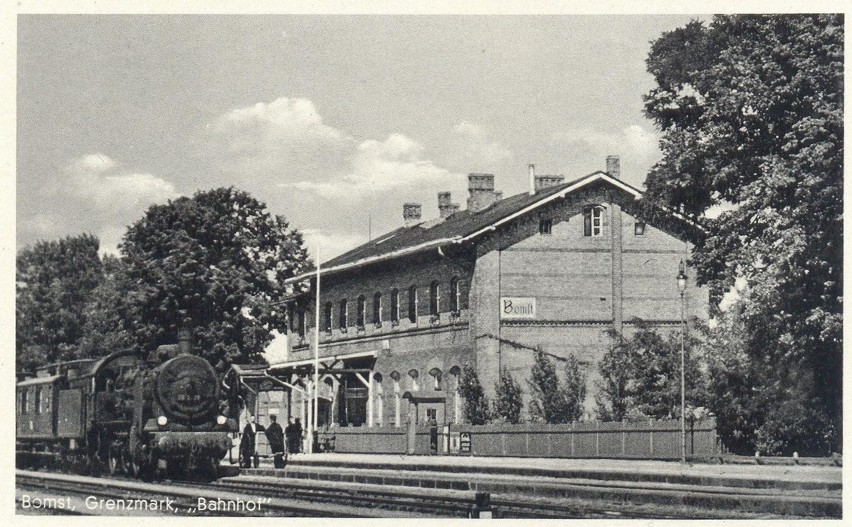 Babimost (dworzec w latach 30. minionego wieku)