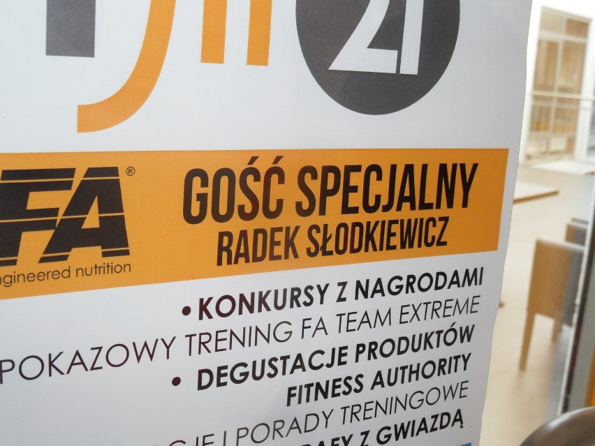 Myszków otwarcie klubu fitness z mistrzem kulturystyki Radkiem Słodkiewiczem 