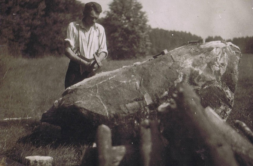 Chłopiec z Koronowa odnalazł pomnik z 1942 roku