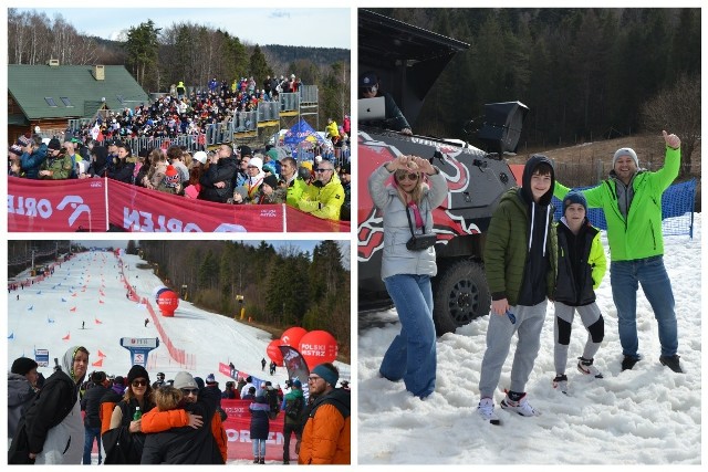 Pierwszy, historyczny Puchar Świata w snowboardzie przyciągnął w sobotę na Jaworzynę Krynicką wielu kibiców, dużo było też rodzin z dziećmi