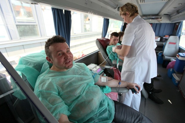 Przy okazji akcji Motoserce zorganizowano akcję zbiórki krwi.