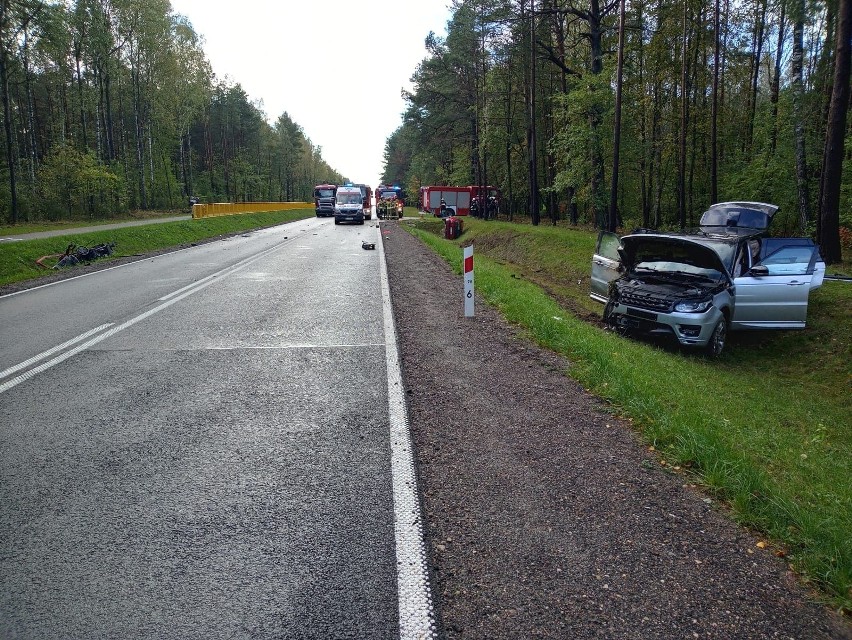 Suchowolce. Wypadek dwóch samochodów na DK nr 66 Bielsk Podlaski - Kleszczele. Dwójka dzieci oraz kierowca w szpitalu (zdjęcia)