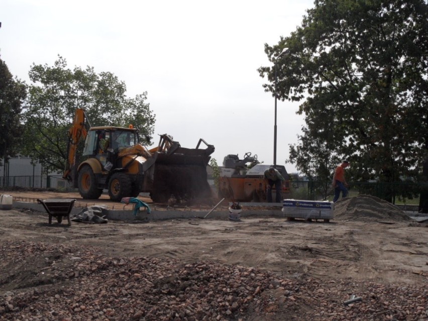 Będzin: Zobacz, jak powstaje skatepark przy Sportowej [ZDJĘCIA Z BUDOWY]