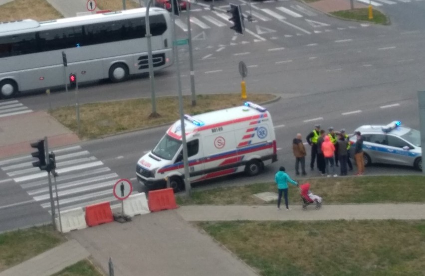 W niedzielę, około godz. 14, na skrzyżowaniu ulic...