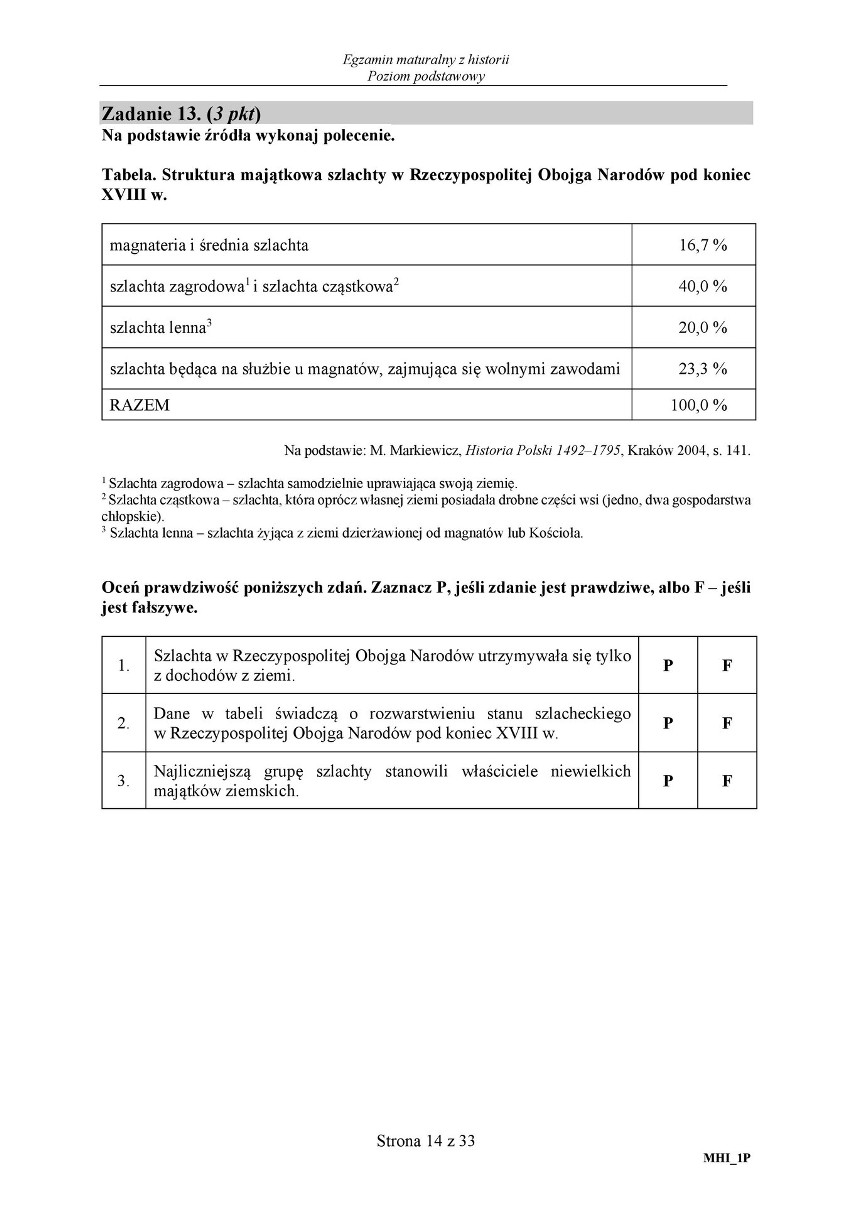 HISTORIA MATURA 2018 ODPOWIEDZI, ROZWIĄZANIA ARKUSZE CKE...