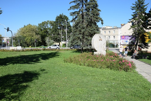 Jednym z miejsc w Kielcach, w których w przyszłym roku mają zostać posadzone krzewy, jest skwer koło Pomnika Pszczoły.