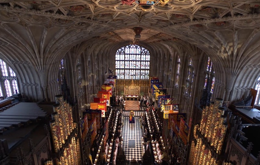Nabożeństwo pogrzebowe królowej Elżbiety II w kaplicy św....