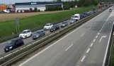 Wypadek na autostradzie A4 pod Wrocławiem. Zderzyły się 4 samochody, ogromny korek