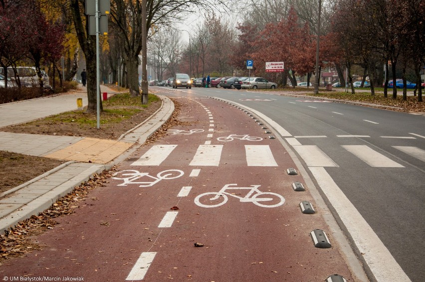 Ul. Chrobrego. Nowa droga dla rowerów na Piasta (zdjęcia, wideo)