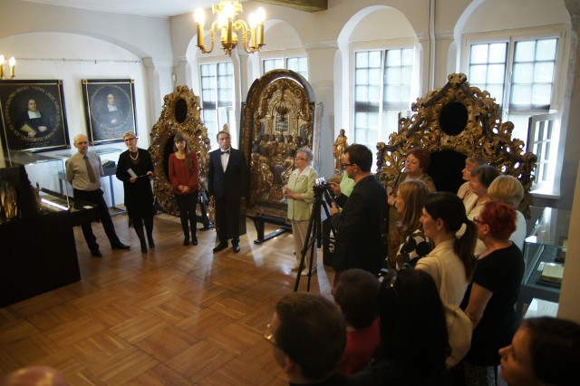 Wernisaż zebrał wielu gości w siedzibie muzeum przy pl. Zamkowym