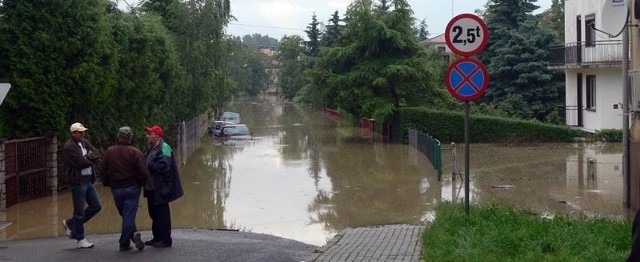 Jedna z ulic w Jaśle