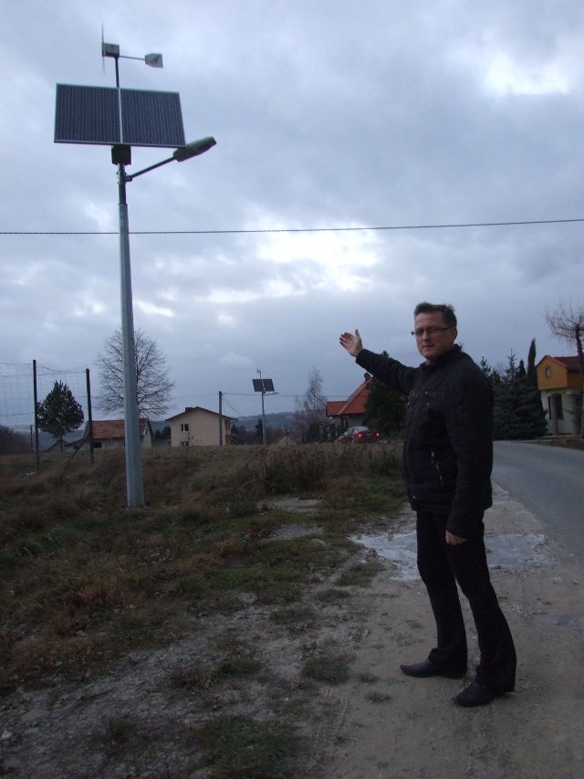 Artur Czernecki zazdrości gminie Chełmiec, że posiada solary do oświetlania ulic. Chciałby, by w Nowym Sączu było podobnie