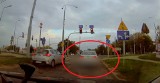 Niebezpieczna sytuacja na al. Kraśnickiej w Lublinie. Czerwone światło, a oni wjeżdżają na skrzyżowanie (WIDEO)