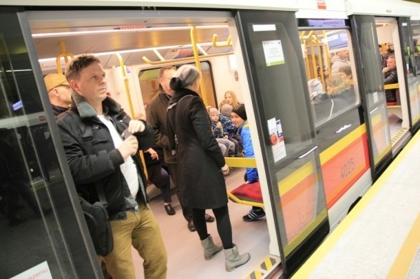 Otwarcie II lini metra w Warszawie.