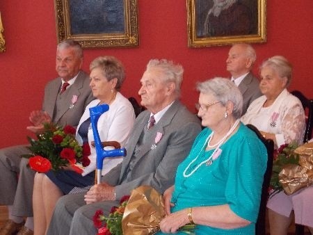 Medale za długoletnie pożycie małżeńskie w Nowej Soli