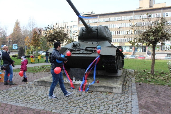 Czołg T-34 zniknie z Gliwic? Dziś protest mieszkańców w jego obronie [ZDJĘCIA]