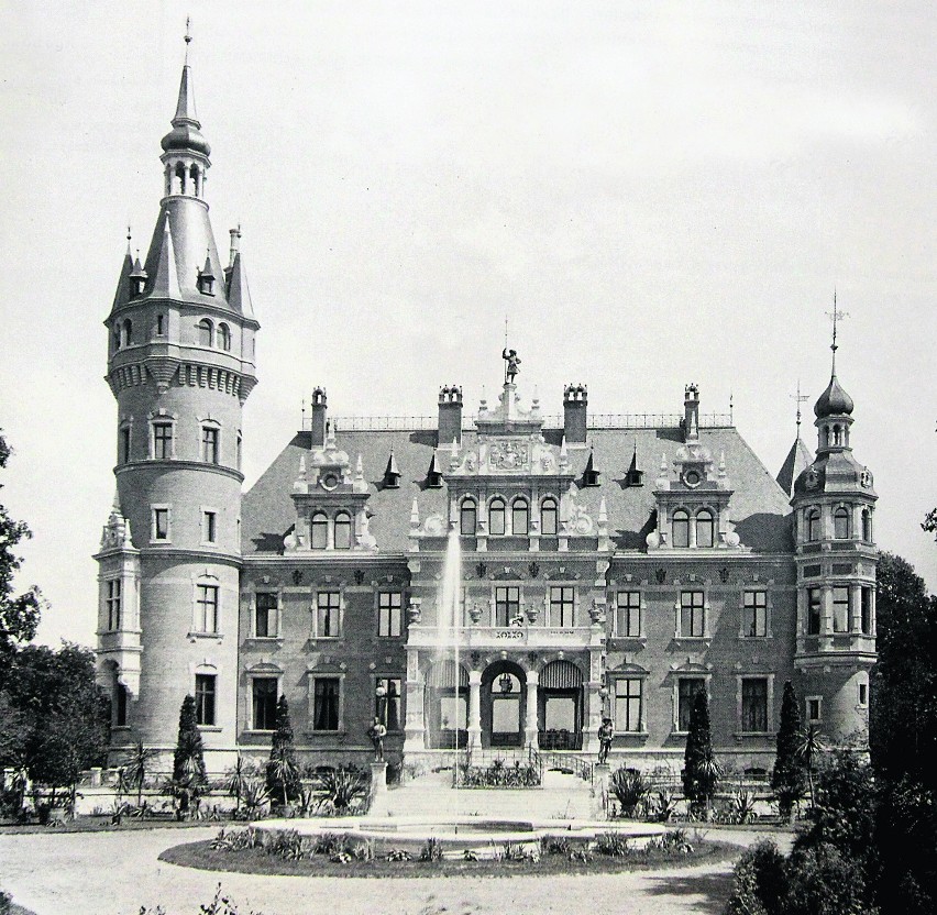 Wspaniały pałac Scheiblerów z XIX wieku w Kwietnie na Śląsku