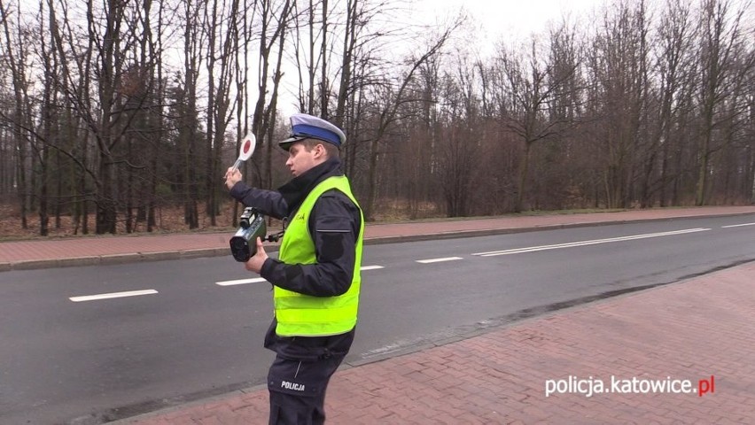 Policyjna akcja Speed III w Katowicach.