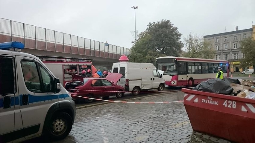 Symulacja wypadku w Chorzowie