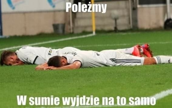 Memy o meczu Molde - Legia Warszawa. "L" oznacza "Uczę się...