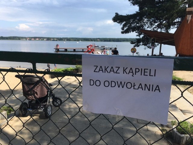 Zakaz kąpieli obowiązuje do odwołania.