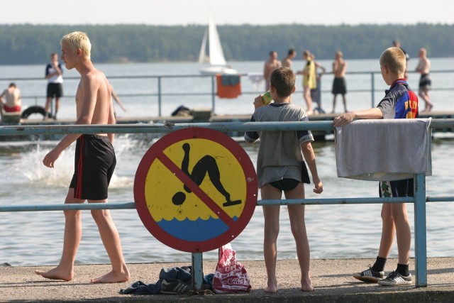 Kąpieliska Wrotków i Marina zostały zamknięte