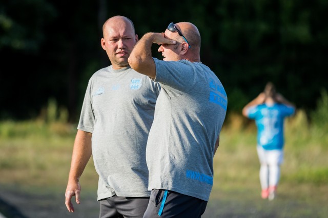 Prezes KKP Bydgoszcz Szymon Kowalik (prawej) i trener zespołu Adam Góral już od kilku miesięcy wyglądali ekstraligi. Teraz też spoglądają w przyszłość...