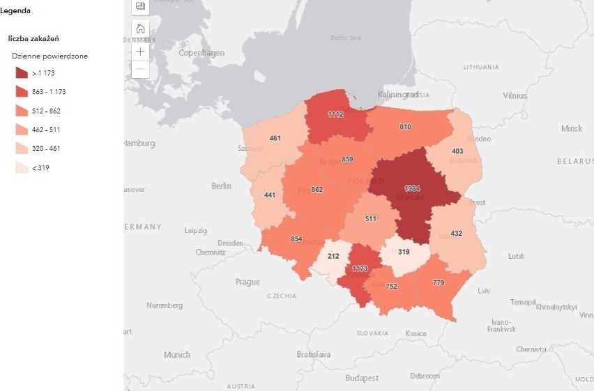 Koronawirus - woj. zachodniopomorskie, 25.02.2021