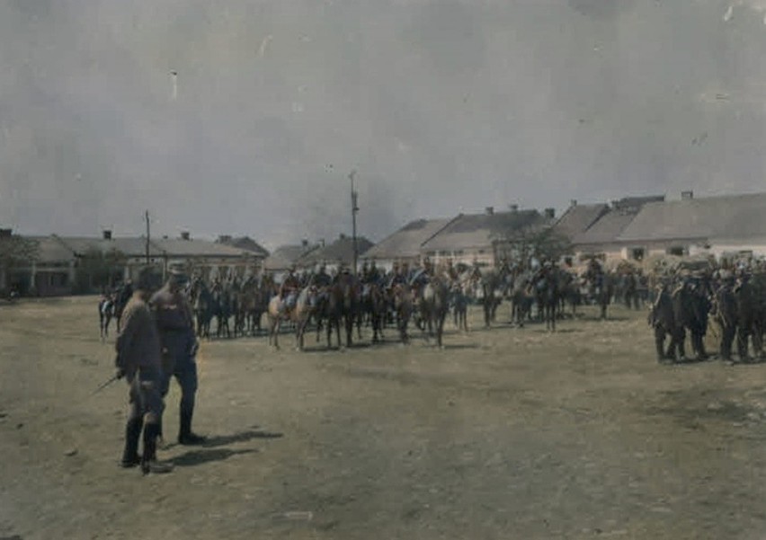 Szydłów i mieszkańcy Szydłowa w latach 1900-1945. Oto unikalne, kolorowe zdjęcia [GALERIA]